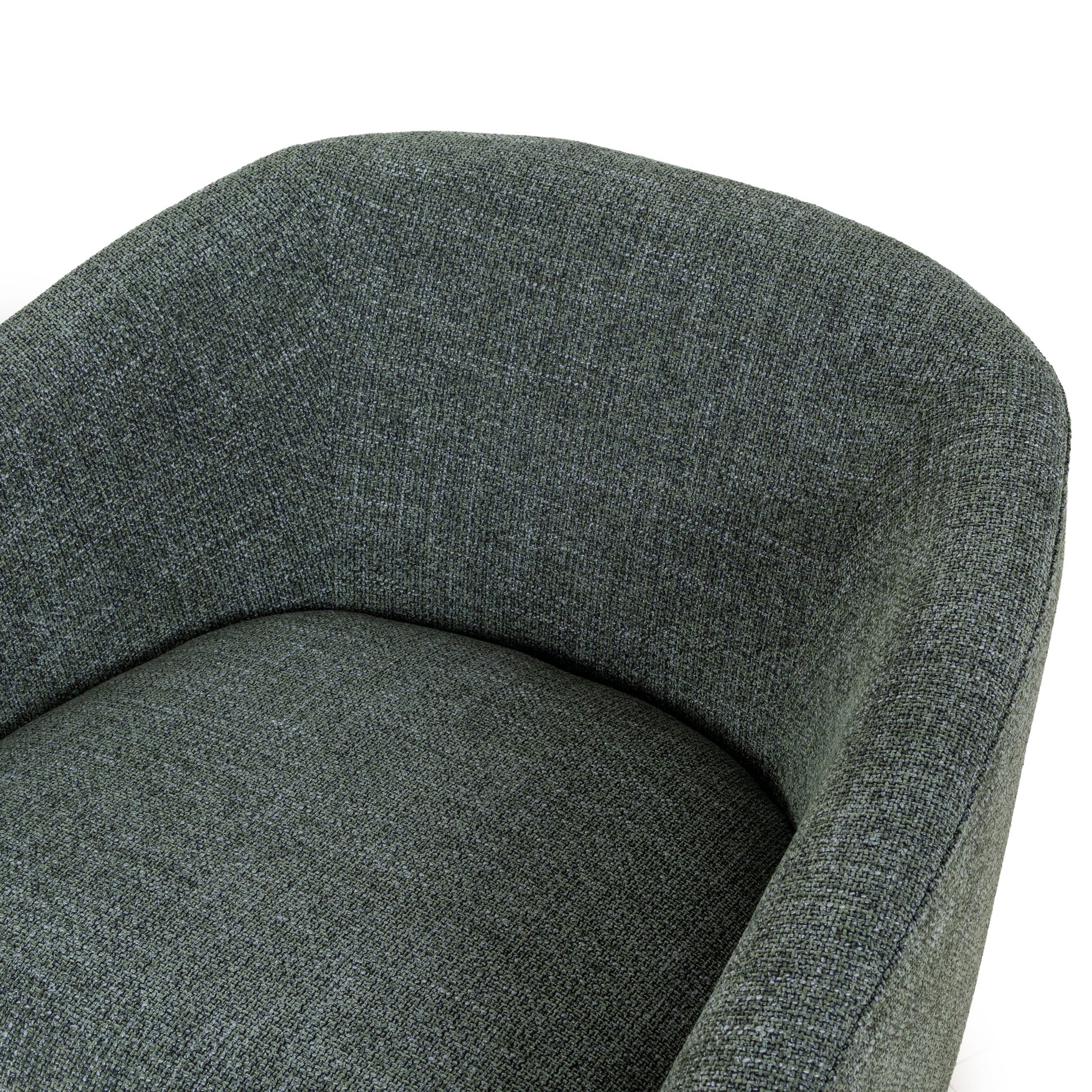 Swivel Armchair - Moss Green