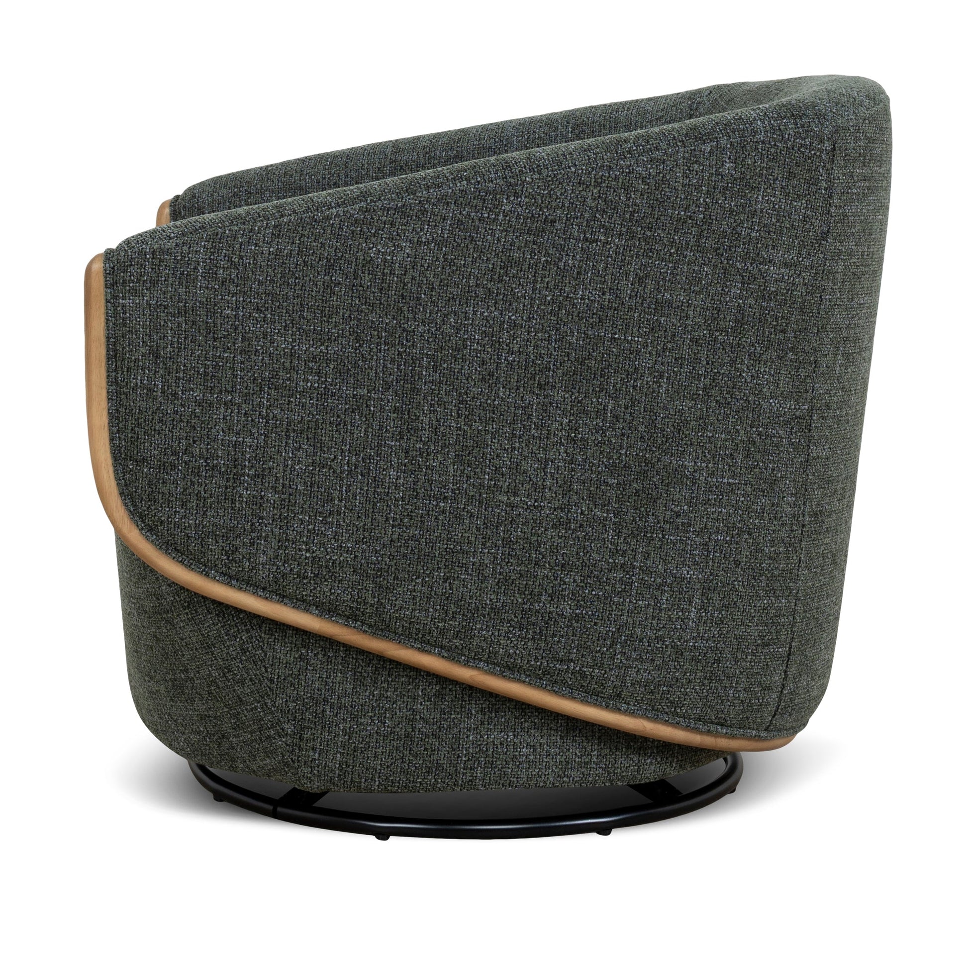 Swivel Armchair - Moss Green