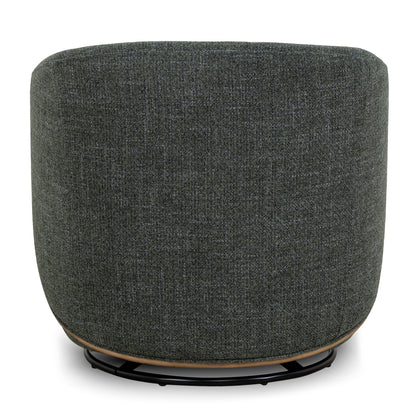 Swivel Armchair - Moss Green