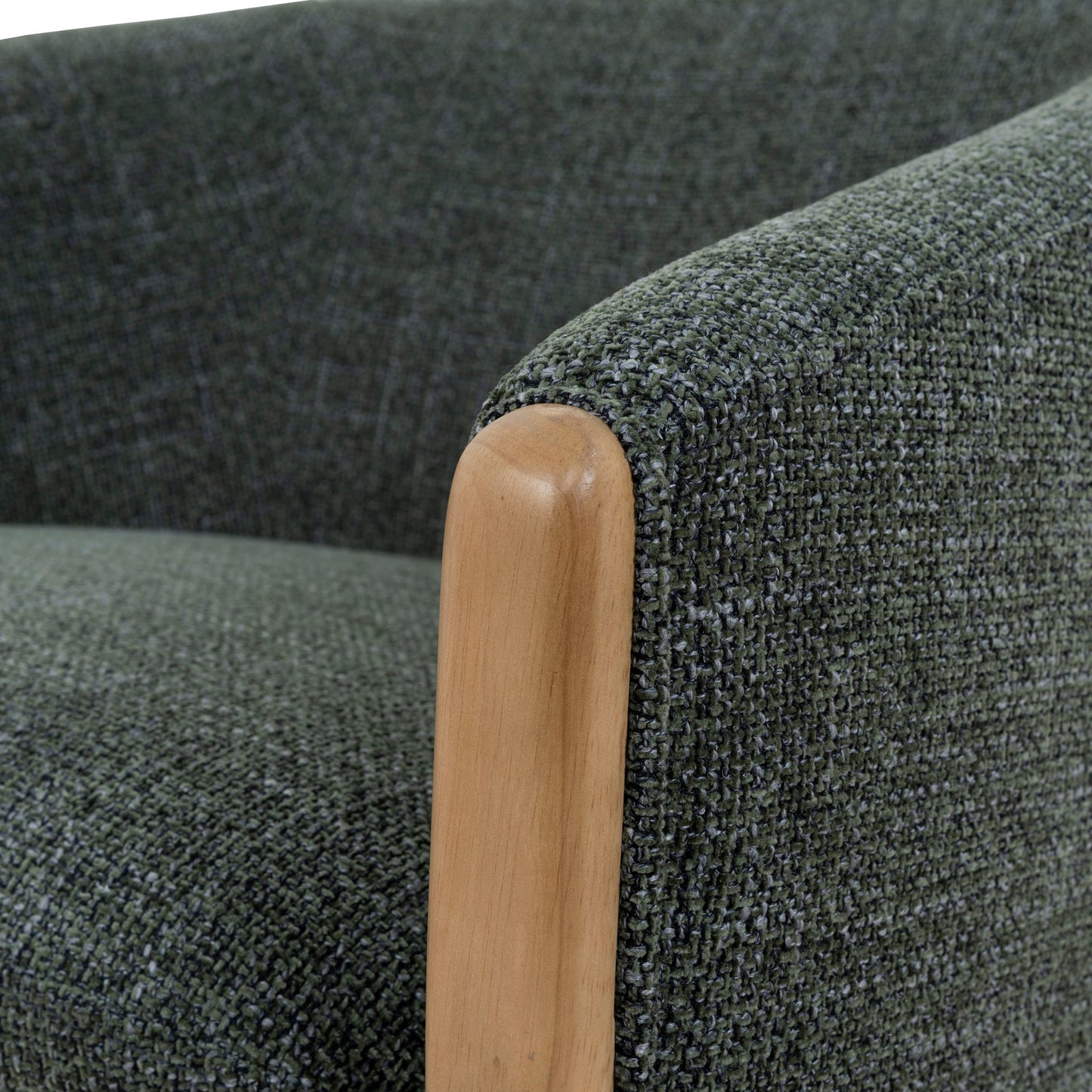 Swivel Armchair - Moss Green