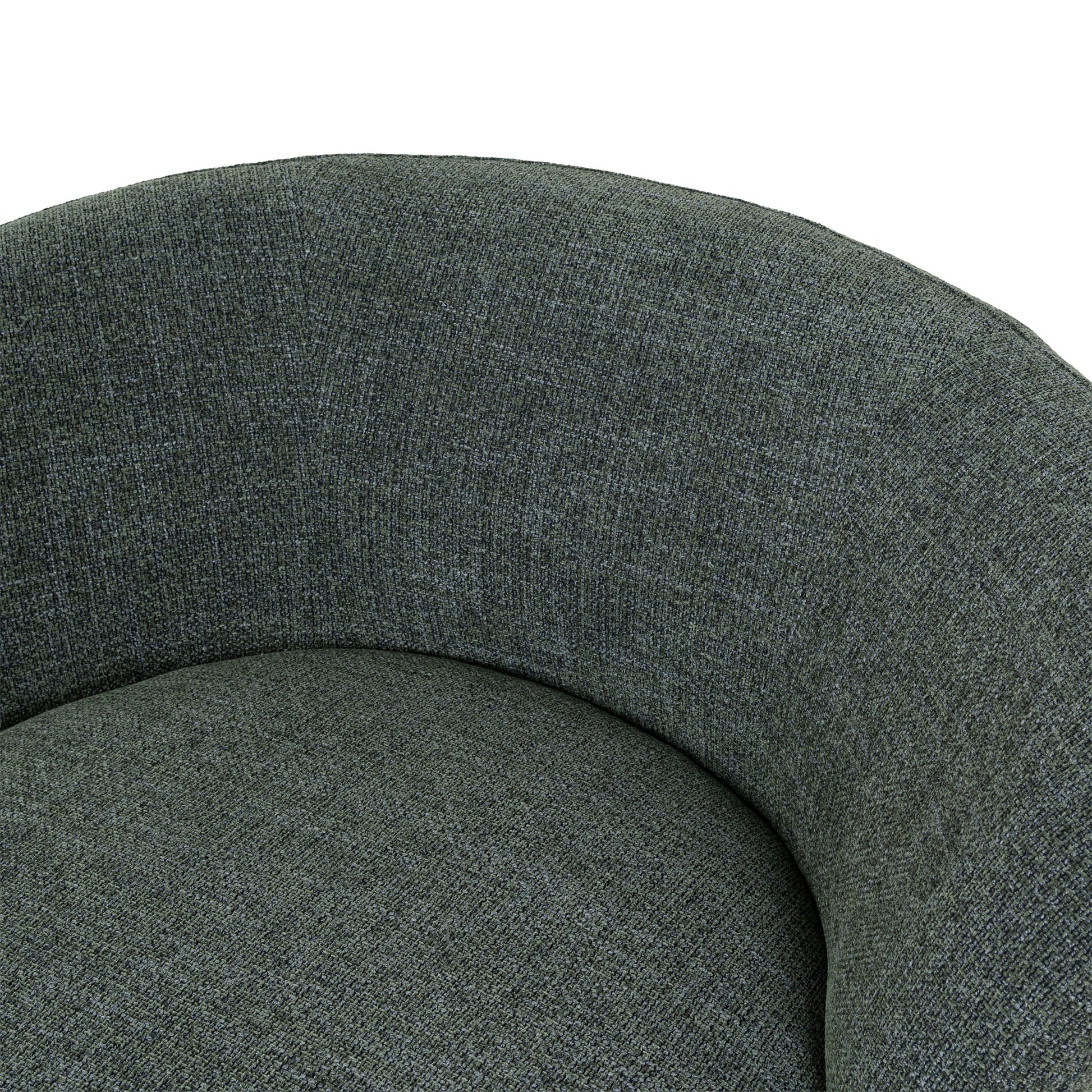 Swivel Lounge Chair - Moss Green