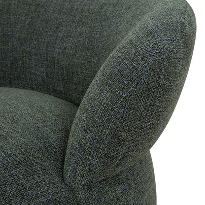 Swivel Lounge Chair - Moss Green