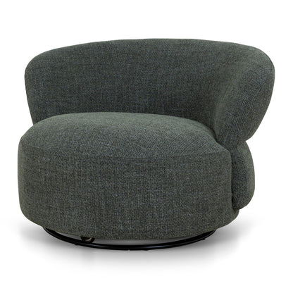 Swivel Lounge Chair - Moss Green