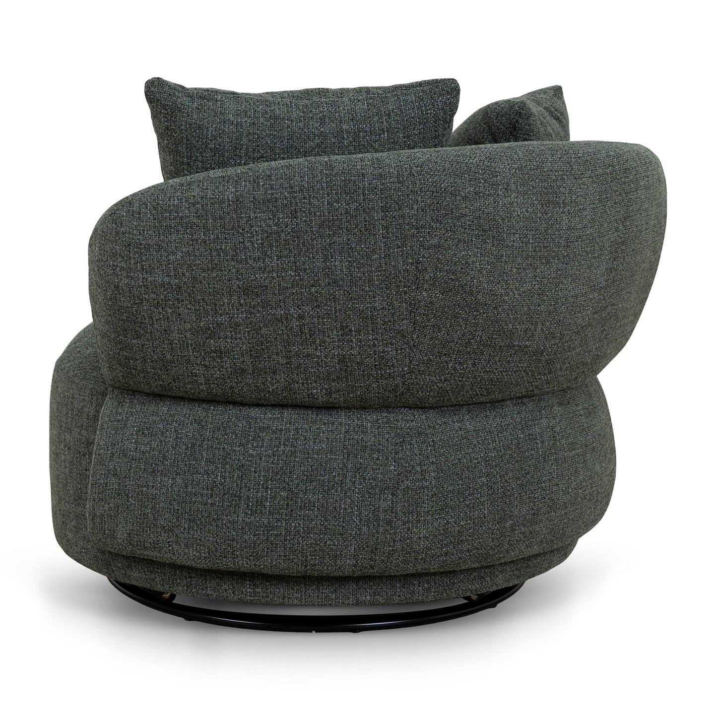 Swivel Lounge Chair - Moss Green