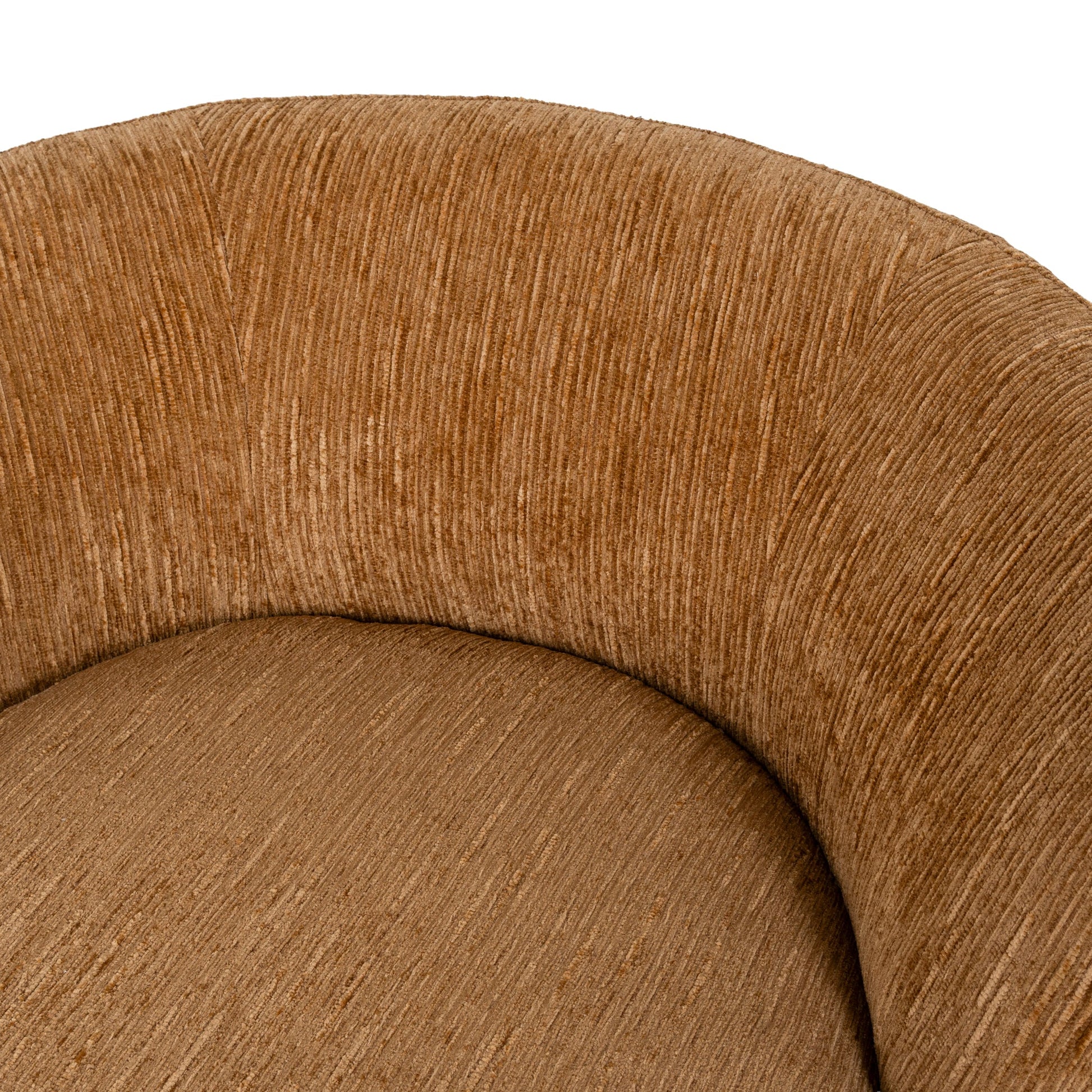Swivel Lounge Chair - Honey Gold