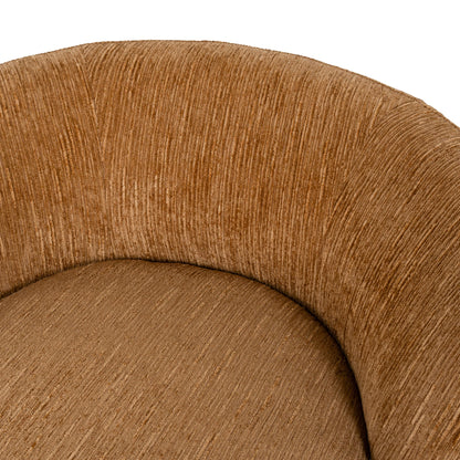 Swivel Lounge Chair - Honey Gold