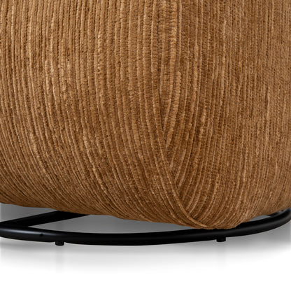 Swivel Lounge Chair - Honey Gold