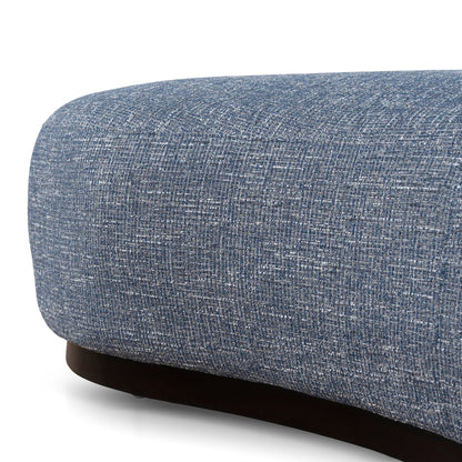 1.8m Long Ottoman - Prussian Blue