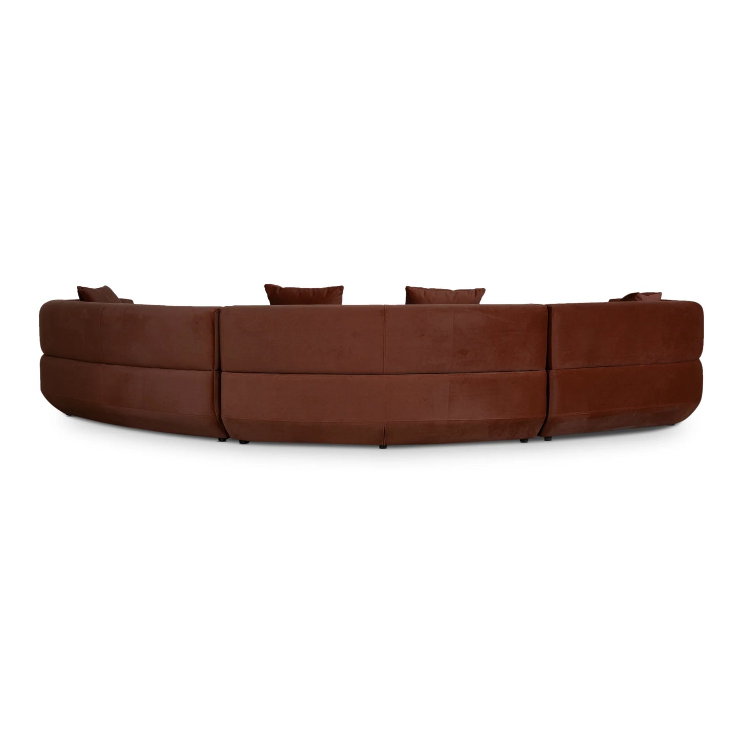 Modular Left Chaise Sofa - Red Bronze