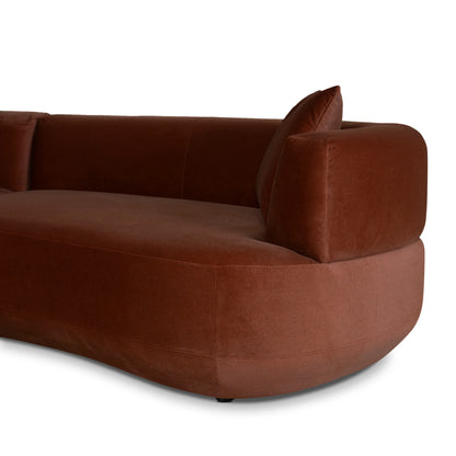 Modular Left Chaise Sofa - Red Bronze