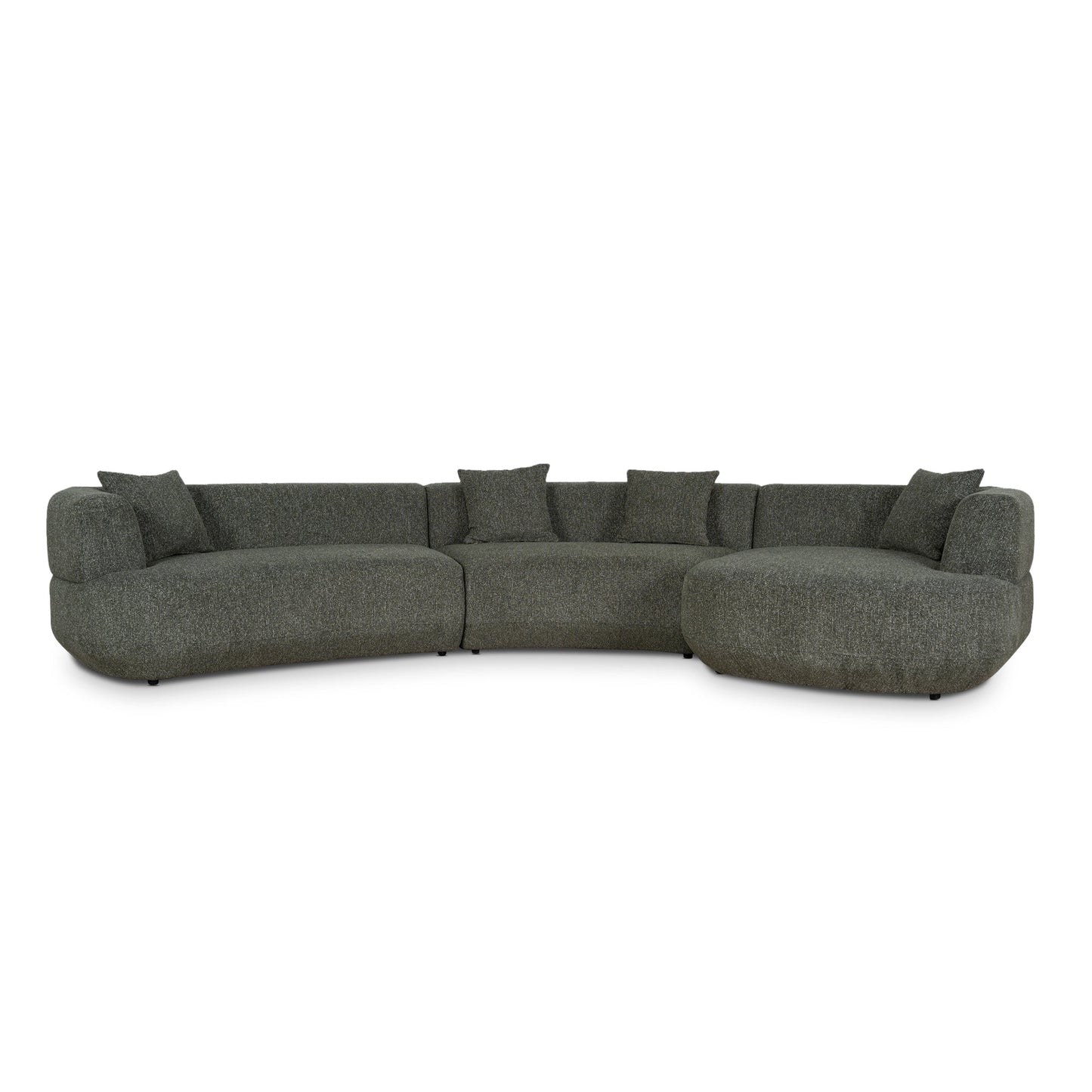 Modular Right Chaise Sofa - Canopy Green