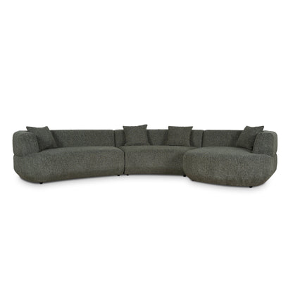 Modular Right Chaise Sofa - Canopy Green