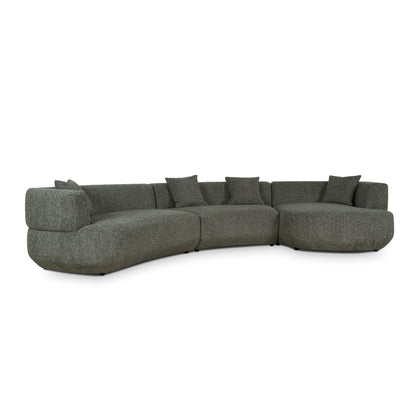 Modular Right Chaise Sofa - Canopy Green
