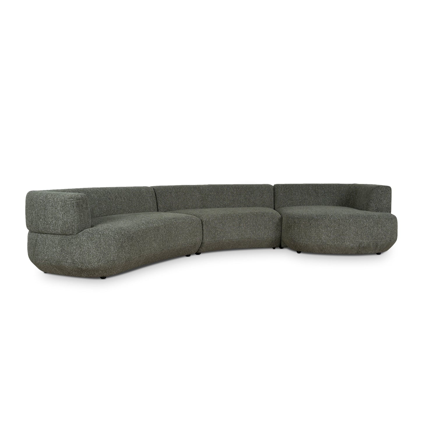 Modular Right Chaise Sofa - Canopy Green