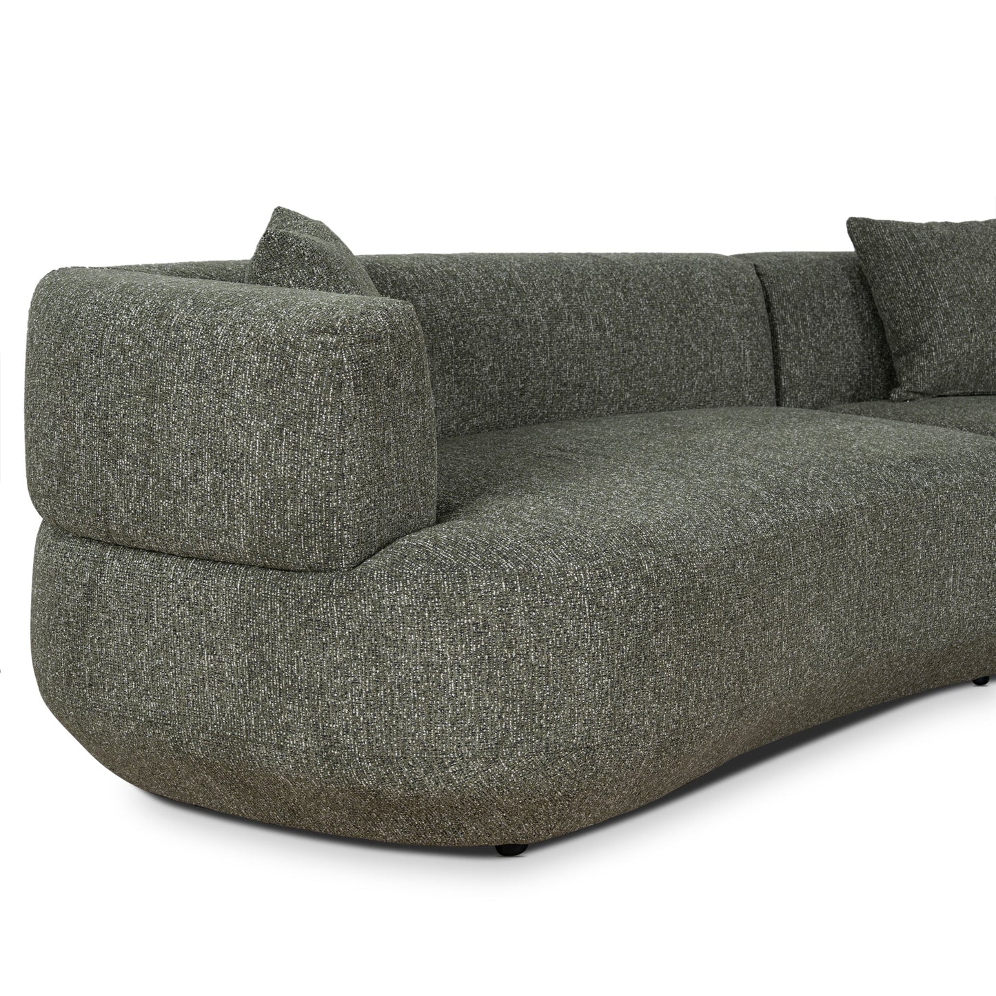 Modular Right Chaise Sofa - Canopy Green