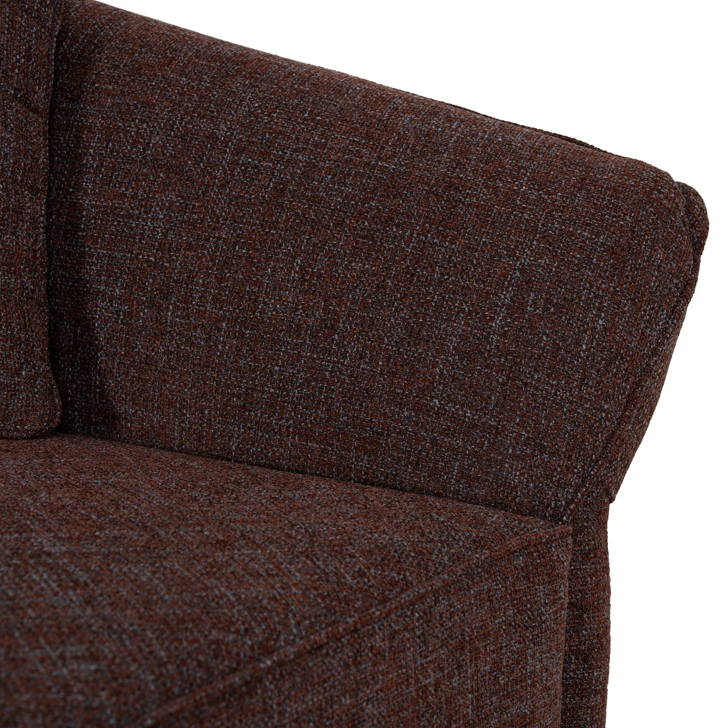 Left Open Sofa - Moss Brown