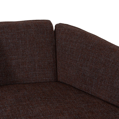 Left Open Sofa - Moss Brown