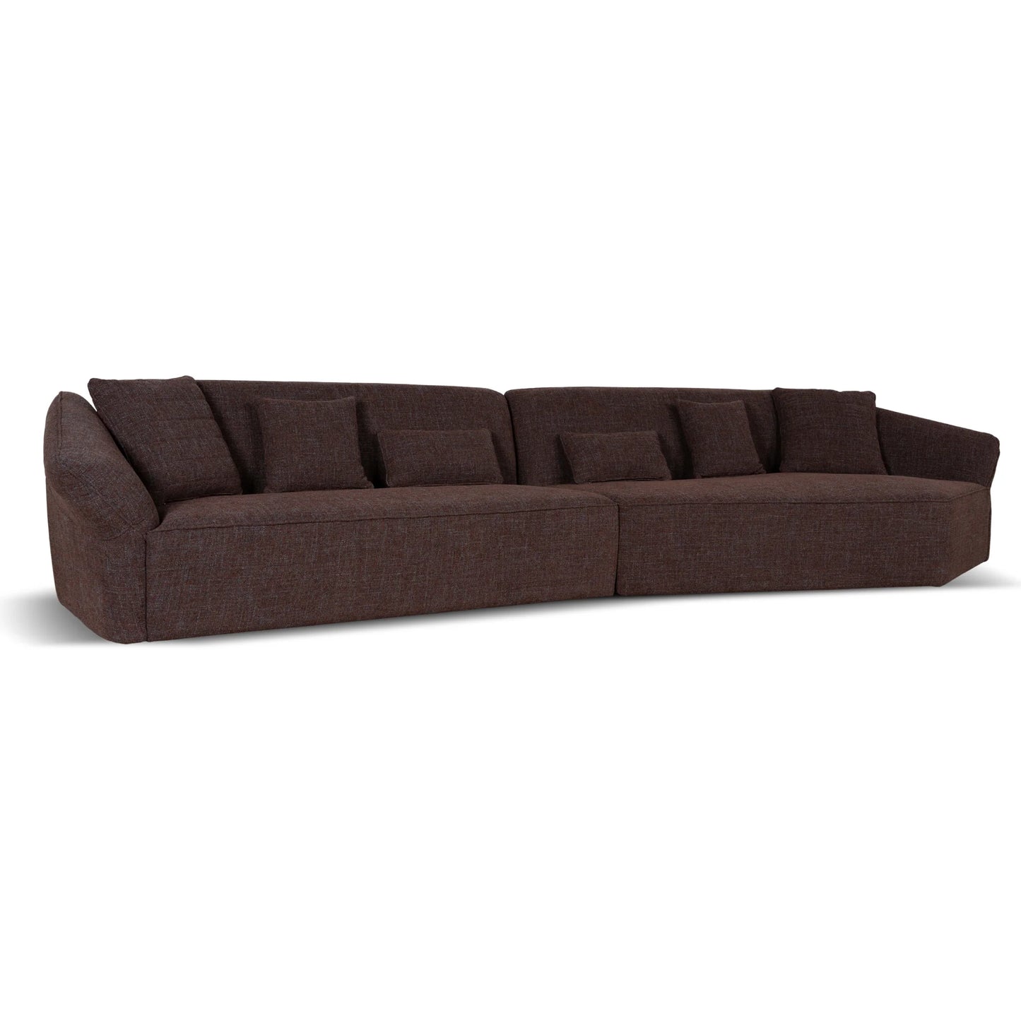 Left Open Sofa - Moss Brown