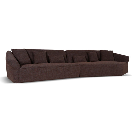 Left Open Sofa - Moss Brown