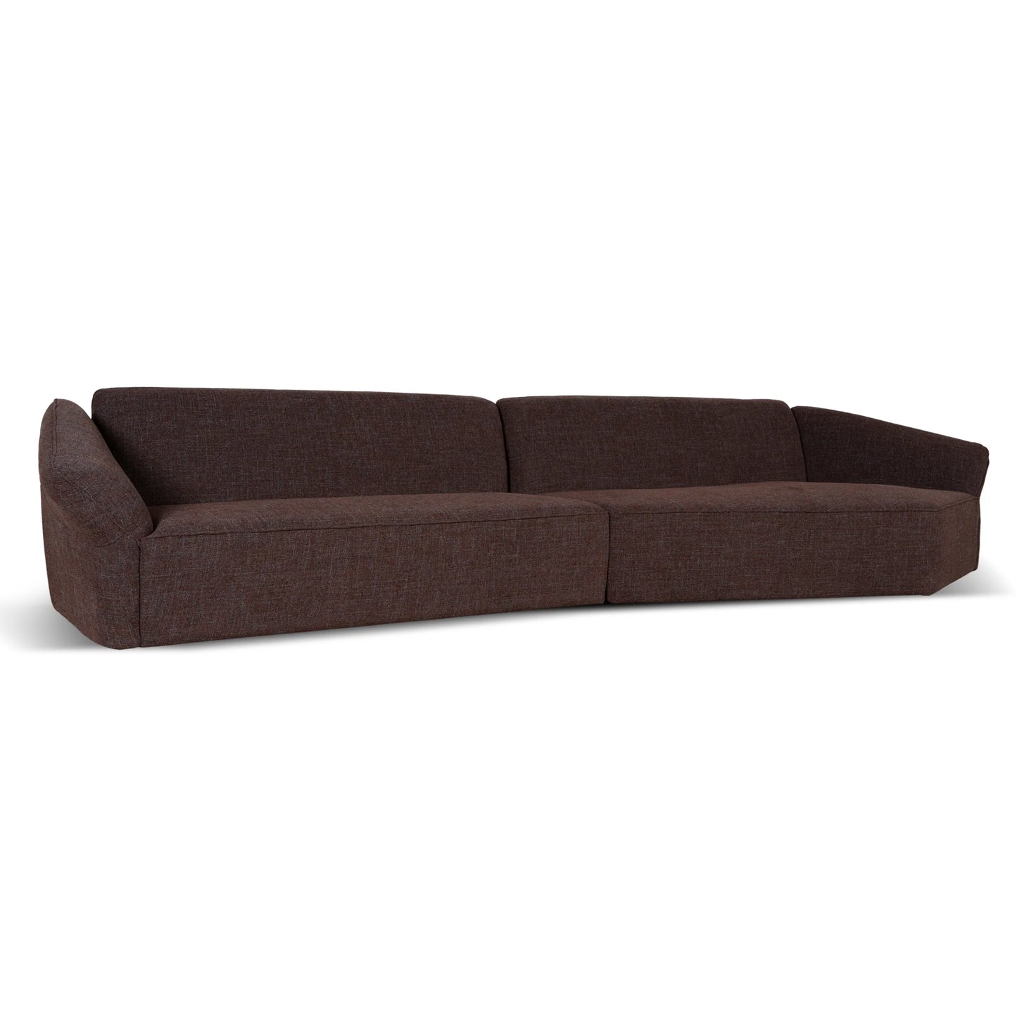 Left Open Sofa - Moss Brown