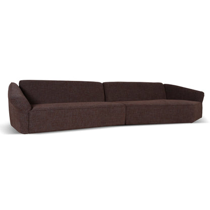 Left Open Sofa - Moss Brown
