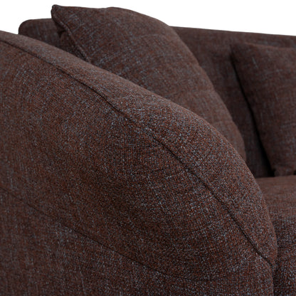 Left Open Sofa - Moss Brown