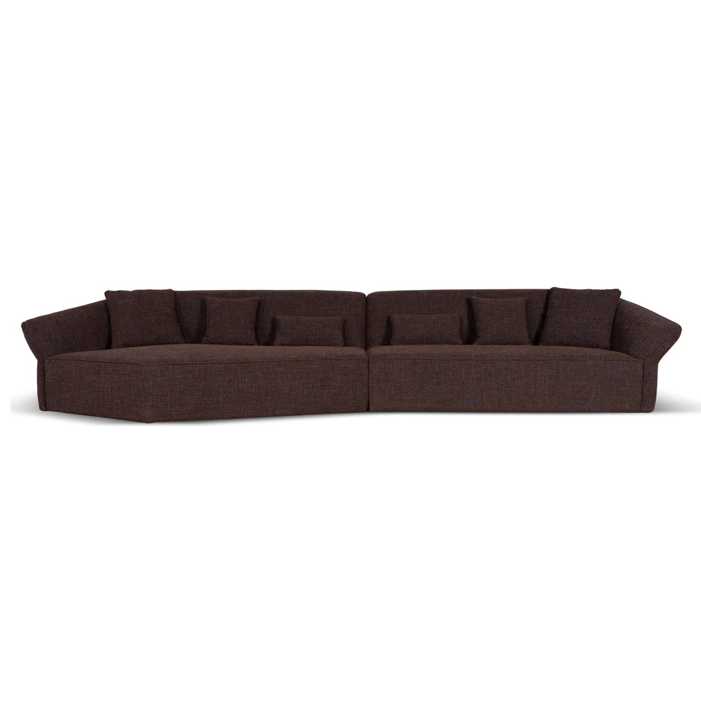 Right Open Sofa - Moss Brown