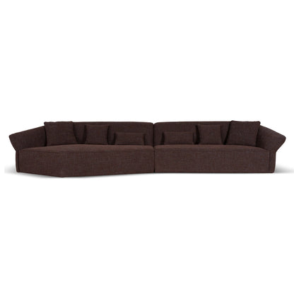 Right Open Sofa - Moss Brown