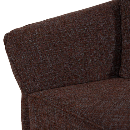 Right Open Sofa - Moss Brown