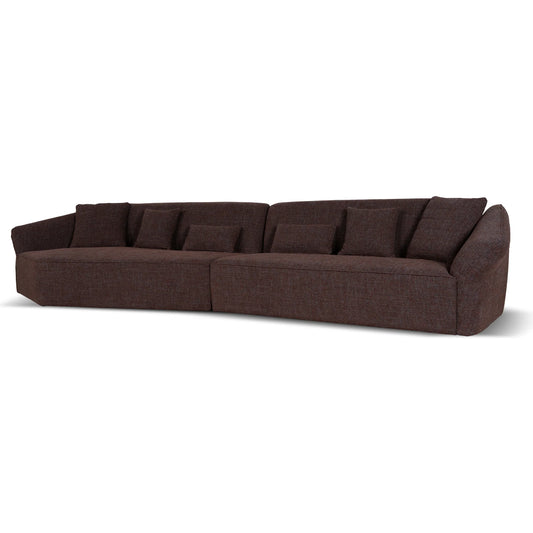 Right Open Sofa - Moss Brown