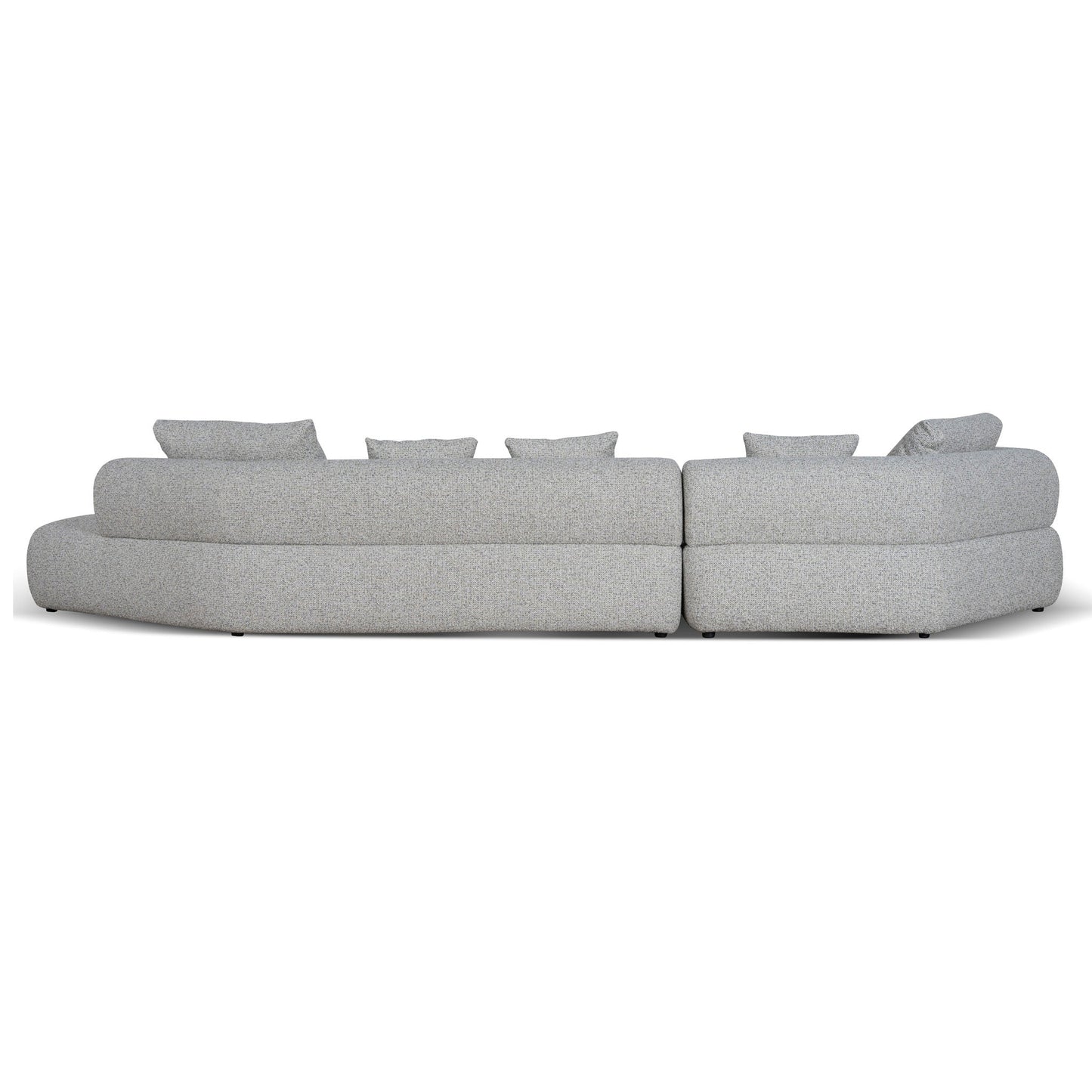 Right Chaise Corner Sofa - Noah Silver Lining