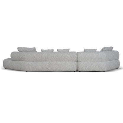 Right Chaise Corner Sofa - Noah Silver Lining