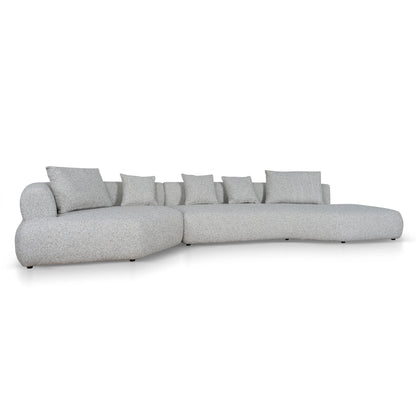 Right Chaise Corner Sofa - Noah Silver Lining