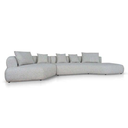Right Chaise Corner Sofa - Noah Silver Lining