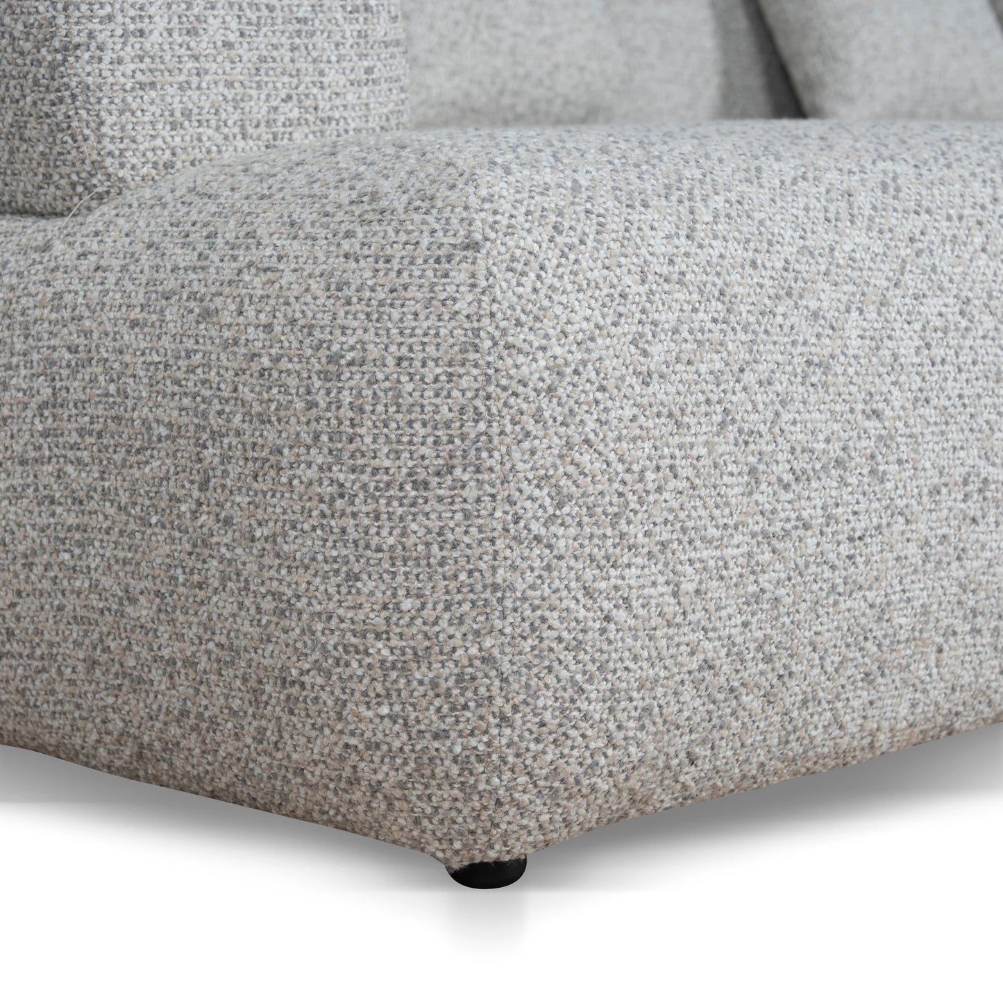 Right Chaise Corner Sofa - Noah Silver Lining