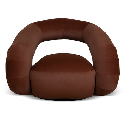 Swivel Armchair - Red Bronze