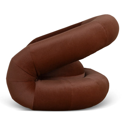 Swivel Armchair - Red Bronze