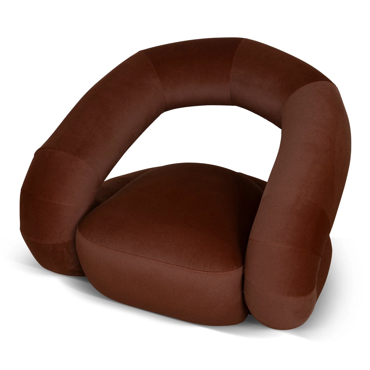 Swivel Armchair - Red Bronze