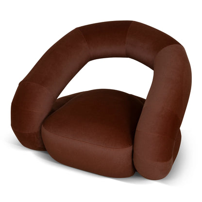 Swivel Armchair - Red Bronze