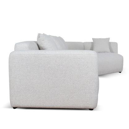 Left Arm Corner Sofa - Textured Beige