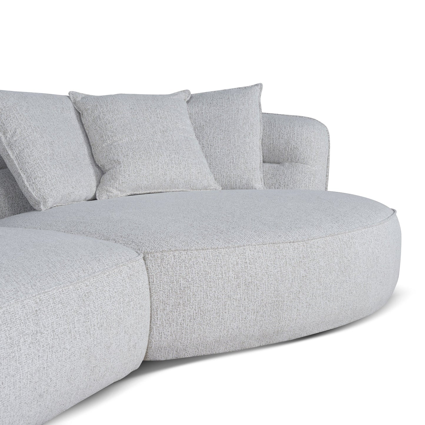 Right Chaise Sofa - Almond Beige
