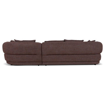 Right Chaise Sofa - Moss Brown