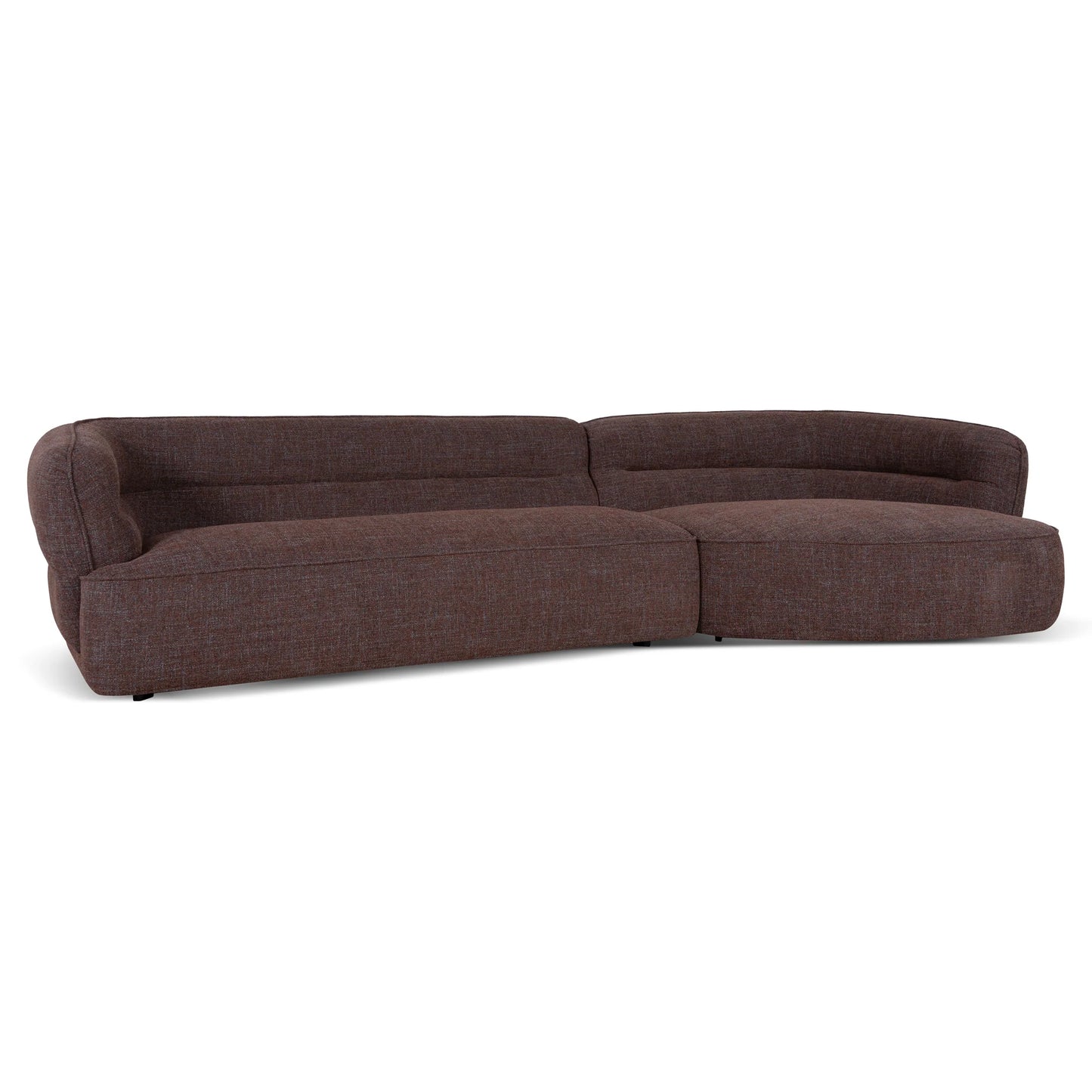 Right Chaise Sofa - Moss Brown