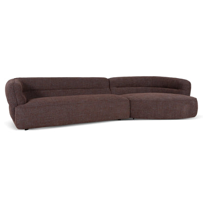 Right Chaise Sofa - Moss Brown