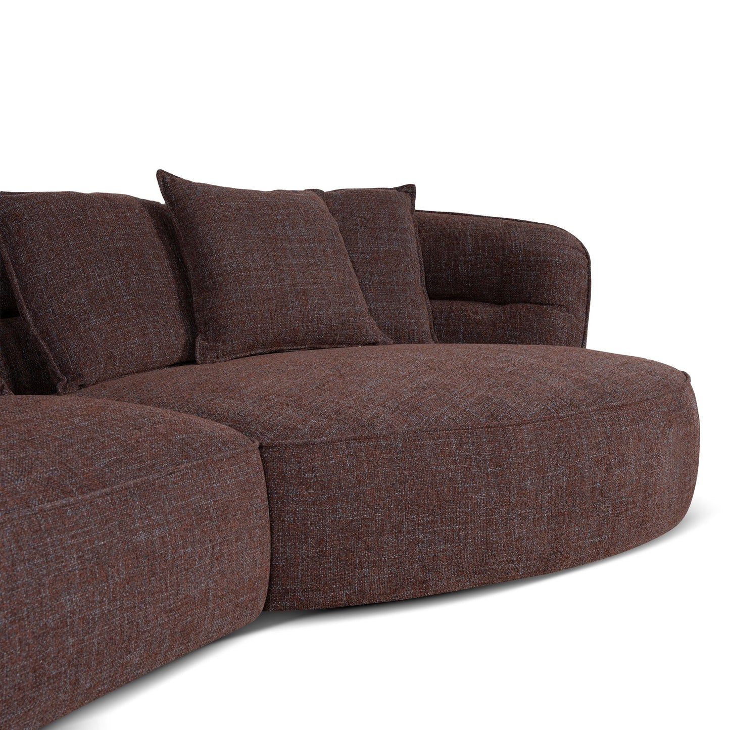 Right Chaise Sofa - Moss Brown