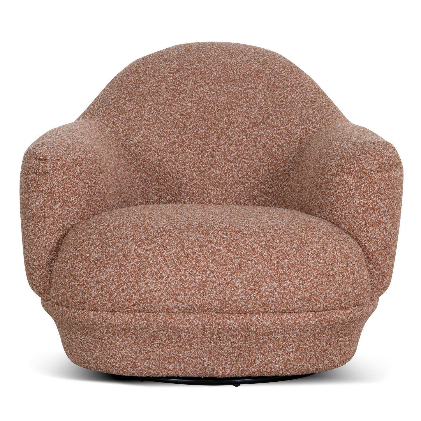 Swivel Armchair - Terracotta Brown