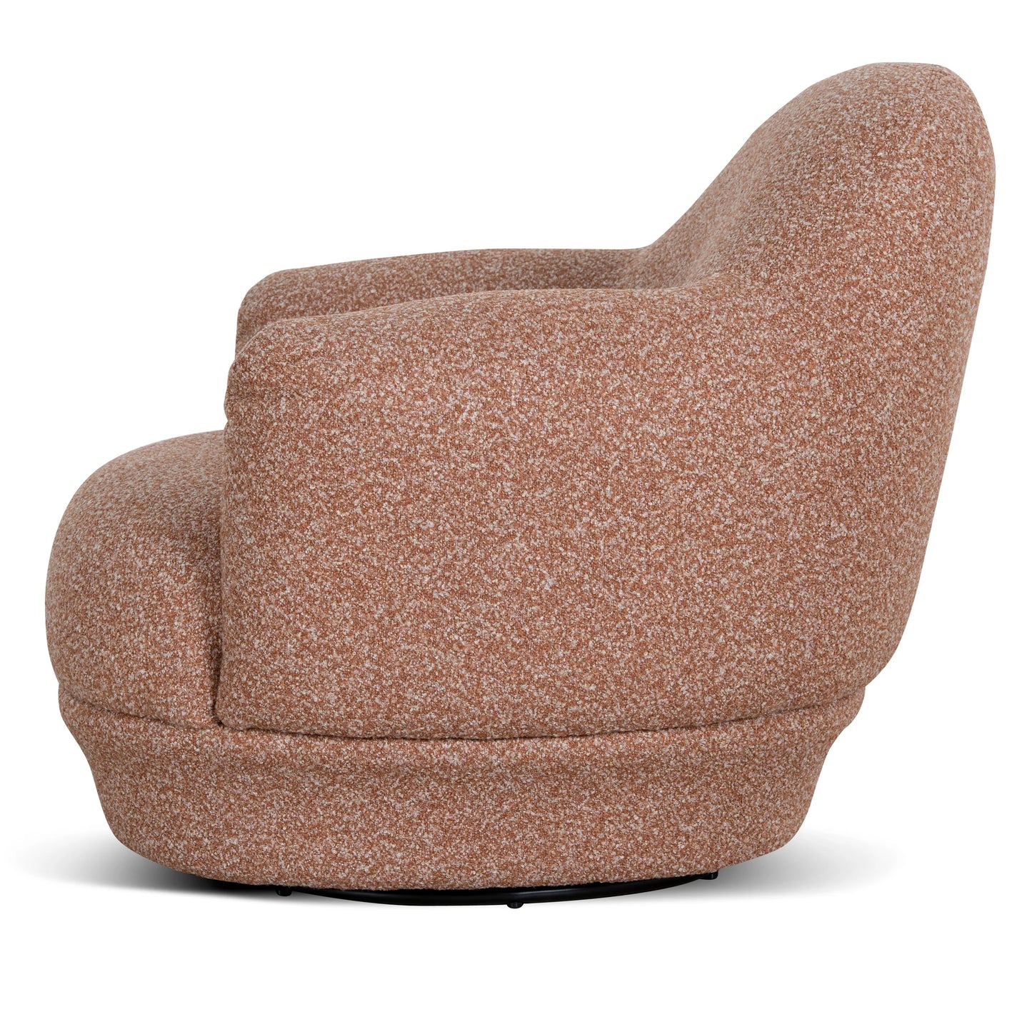 Swivel Armchair - Terracotta Brown