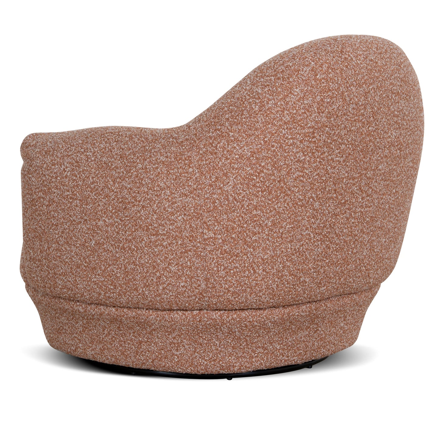 Swivel Armchair - Terracotta Brown