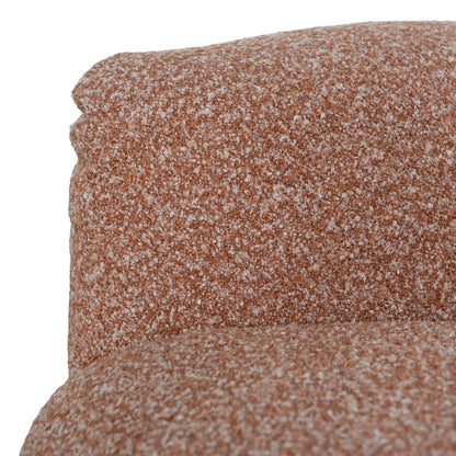 Swivel Armchair - Terracotta Brown