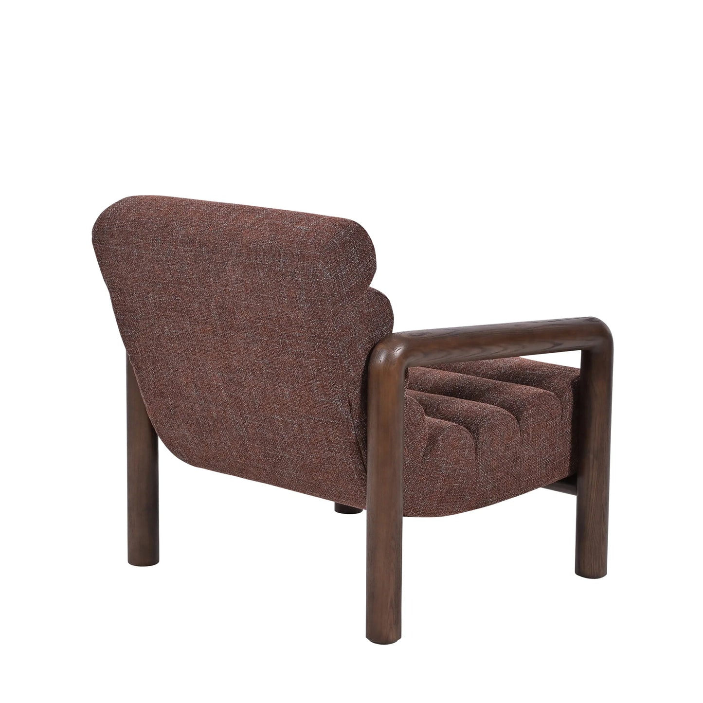 Fabric Lounge Chair - Moss Brown